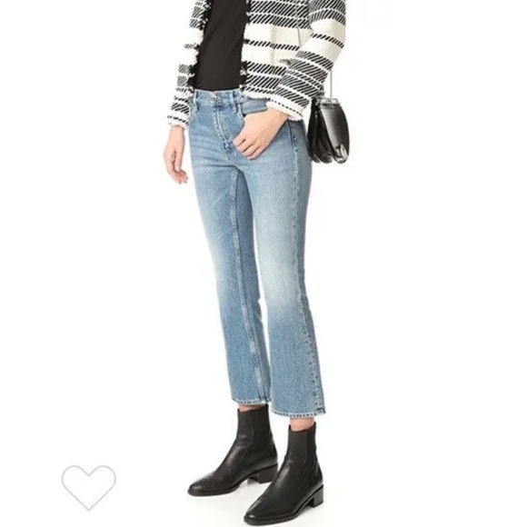 IRO Denim - IRO Freya Womens Designer Jeans Cropped Flare Denim Size 26 NWT